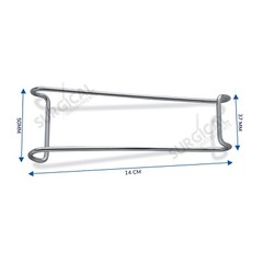 2 Pcs Columbia Lip Retractors 5.50″ Double Ended 37mm & 50mm German Grade