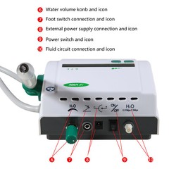 Dental Ultrasonic Piezo Scaler LED Scaling Perio Endo for Cavitron EMS /10*Tips