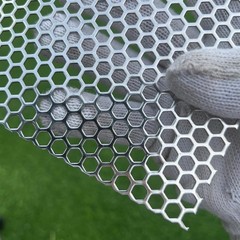 36″x18″ Perforated Metal Sheets 19 Gauge Expanded Metal Mesh Opening Hexagonal