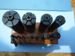 Expanding Arbor Set for Holding a Part By The Inside Diameter 1/4″ to 1 1/4″
