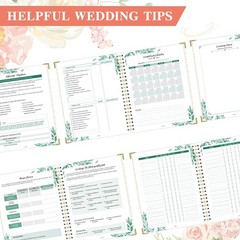 Wedding Planner Wedding Planner Book and Organizer for the Bride with 5 Tabb…