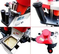 Woodworking Portable Edge Banding Machine Curve/Straight Lines Bander 220V