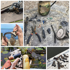 Magnet Fishing Kit with Case Fishing Magnets 1000 LBS Pulling Force Super Strong
