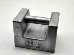 25 LB Cast Iron Calibration Weight