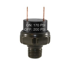 170-200PSI Air Pressure Switch Tank Mount Thread 1/4″ NPT 12V/24V For Train Horn