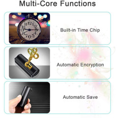 16GB 32GB Mini Digital Voice Activated Recorder Magnetic Audio Sound Dictaphone