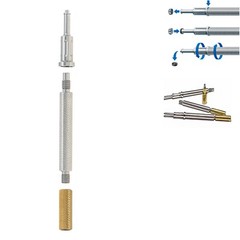 US Locator Abutment 3.5/4.5mm Retention Cap Inserts Tool for Zimmer Mis 1-5.0mm