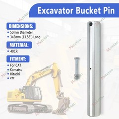 New Excavator Universal Bucket Pin 50mm X 345mm one pin