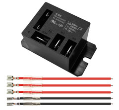 Miniature Power Relay 30A, AC120V Coil, SPDT(1NO 1NC) Mini 120 Volt AC 120V