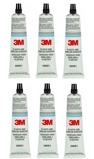 3M 8061 Adhesive Glue Security Craft Plastic Emblem (6 Pack)