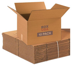 Moving Boxes Medium 18″L x 14″W x 12″H 10-Pack | Corrugated Cardboard Box for Sh
