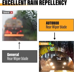 AUTOBOO 12 Inch Rear Wiper Blade Replacement for Toyota Rav4 2001-2023