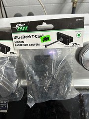 New 2-pack (25 per bag) Grip Fast Decking Clips Hidden Fastener System 230-8122