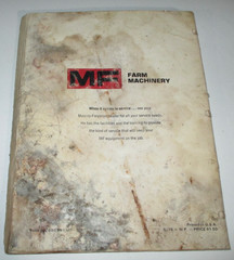 Massey Ferguson MF 300 Combine Operators/Owners Manual 690-553-M8 6-76 ORIGINAL!