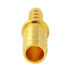 Brass Hose Barb Reducer, 5/16″ to 1/4″ Hose ID, Reducing Barbed Hose Splicer Men