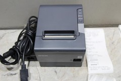 T598 ~ Epson TM-T88V M244A Thermal Printer w/ M252A UB-E03 Ethernet – W/ Power