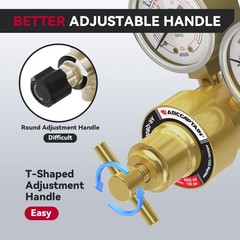 Argon CO2 Dual Regulator Gauge Flow Meter for Mig Tig Lincoln Welding Gas Welder