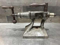 Vintage “The National Supply Co” Toledo Ohio Cast Iron Lathe Tail Stock