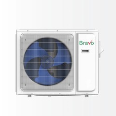 Bravo 4-Zone Ducted Mini Split AC & Pump 36000 BTU Slim Duct 12K+12K+12K+18K