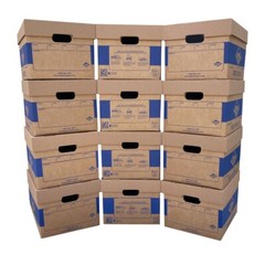 UBMOVE Office Moving Storage Boxes (12 Pk) Miracle File Moving Boxes 15x12x10