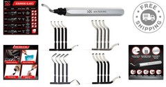 Versatile Deburring Tool for 3D Printing, Metal & PVC – 21 Blade Kit Included