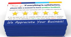 Thank You Cards for eBay Sellers 200 Pack