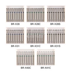 10pcs AZDENT Dental Diamond Burs FG 1.6mm Round Ball for High Speed Handpiece