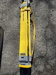 Heavy-Duty Wood & Metal Survey Tripod – Flat Head, Yellow/gray Contractor Grade