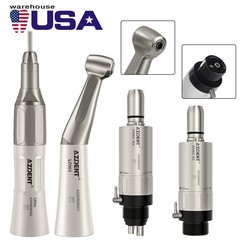 AZDENT Dental Slow Low Speed Handpiece Straight/Contra Angle/ Air Motor 2/4H