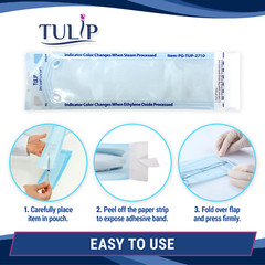 200 Sterilization Pouches 2.75″ x 10″ Nail Bags for Sterilizer Sterile Autoclave