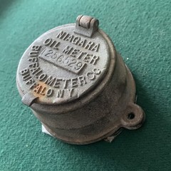 Vintage Buffalo NIAGARA Oil Meter, Gallons, Cast Iron, New York, USA