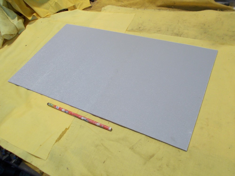 ABS GRAY PLASTIC SHEET 1/8″ x 12″ x 21” textured vacuum thermoforming machinable
