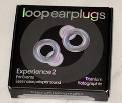 Loop Experience 2 Earplugs For Live Events/Concerts – Holographic Titanium