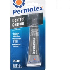 Permatex 25905 Contact Cement, 1.5 oz – Water-Resistant Instant Bonding Solution