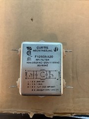 RFI Filter Curtis Industries F1250AA20 SINGLE ITEM PURCHASE
