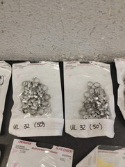 Molar Bands. Dental, Stainless, Various Sizes 300+ Count (Z13)