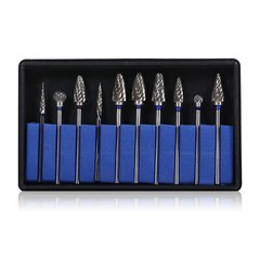 10-100pcs Tungsten Carbide Dental Acrylic Bur Drill Coarse Cutter 2.35mm Shank