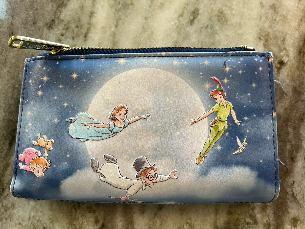 Loungefly Disney Peter Pan You Can Fly Zip Around Wallet