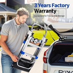 3 in 1 Aluminum Hand Truck Folding Dolly Cart 660 lbs Capacity Heavy Duty