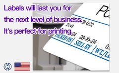 LST-8000 Printing Scale Label, 58 x 30 mm, Non-UPC, 24 Rolls Per Case New Nice