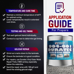 904-001 Duratec Clear Hi-Gloss Additive for Gelcoat (Pint)