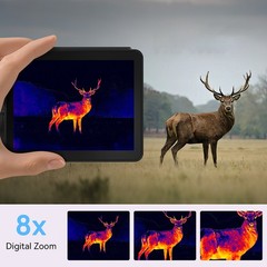 Thermal Bow Sight 384×288 (50Hz) Thermal Night Vision Scope 3.2″ Large Display