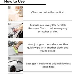 6-Pack Scratch and Adhesive Remover Cloths with Nanotechnology fo Size: 6 Pack