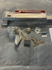 BEAMNOVA 27.5 in Commercial Door Push Bar Panic Exit Device with Exterior Lever