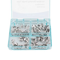 80pcs Dental Ortho Buccal Tube 1st/2nd Molar Roth/MBT .018/.022 Non-Convertible