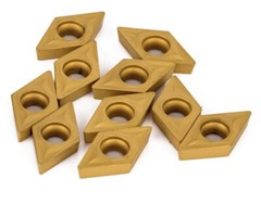 50Pcs DCMT070204 CK251 Carbide Inserts For Lathe Turning Tool Boring Bar Cutter