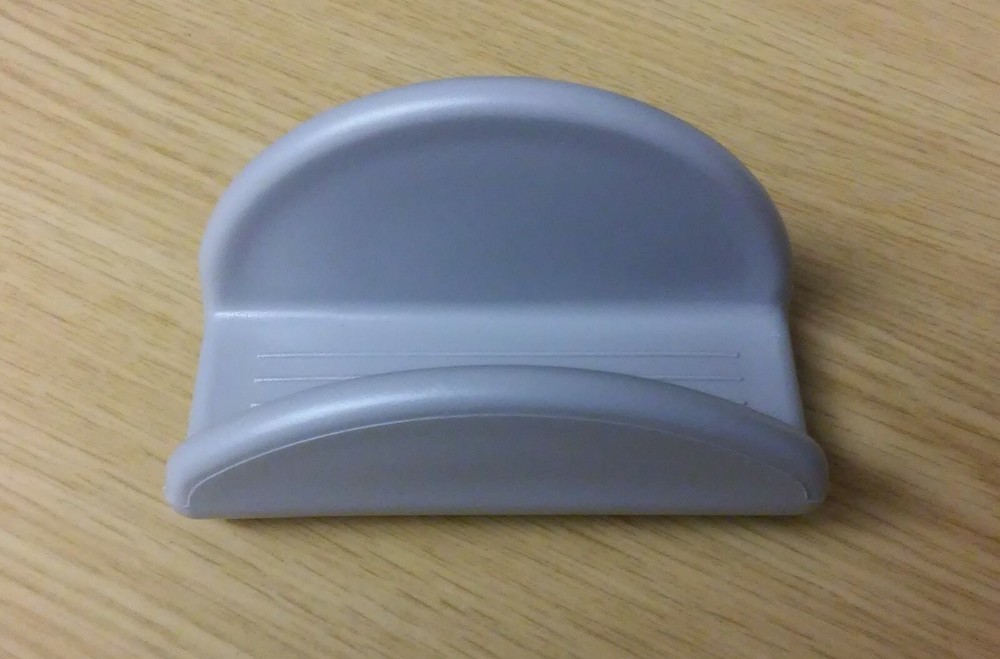 80’s Desktop Business Card Holder by Tenex (Slate Gray) Brand New