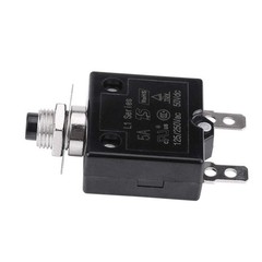 20A Thermal Circuit Breaker 125-250V AC 50V DC Manual Reset Overload Protector