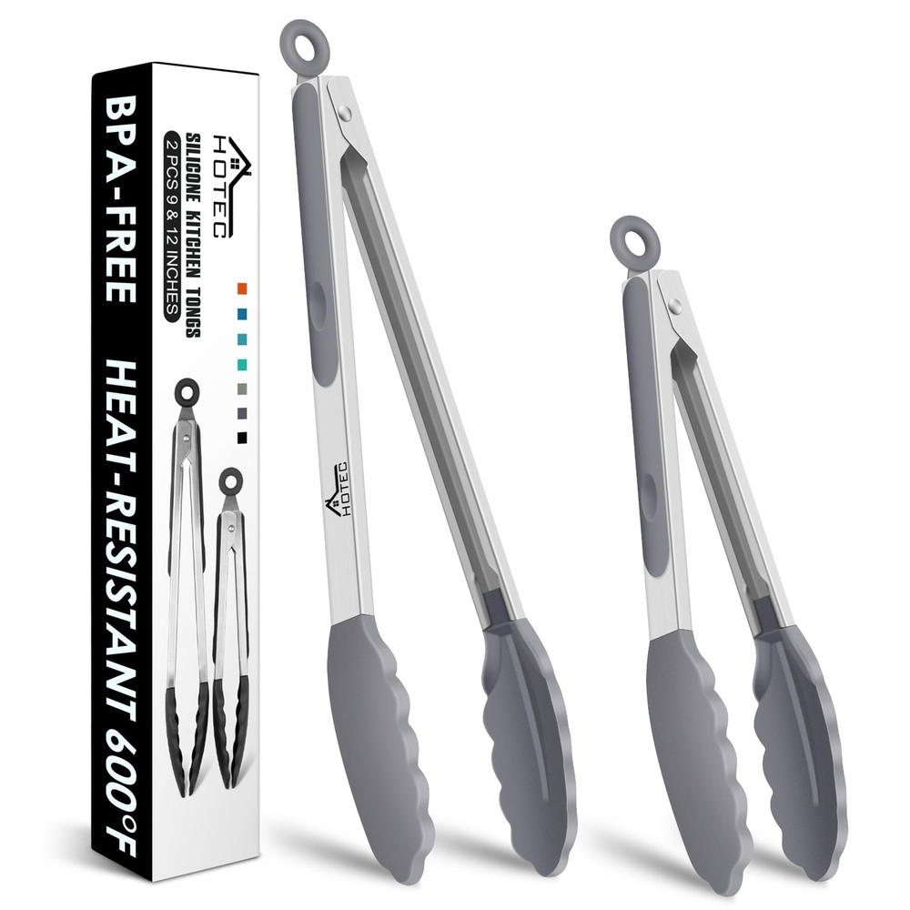 HOTEC Premium Stainless Steel Locking Kitchen 12+9inch, Light Grey:12+9inch