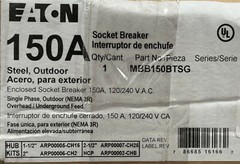 Eaton 150A Residential Meter MBB150BTSG 120/240V 1PH 4-Jaw AL Bus NEMA 3R